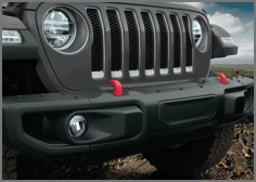RUBICON® STEEL THREE-PIECE FRONT BUMPER
