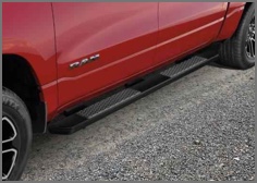 Black TUBULAR SIDE STEPS - Crew Cab