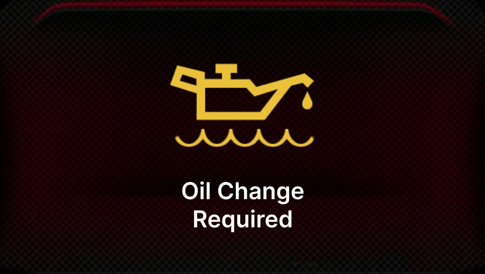 Oil Change Required message in 2026 Jeep Wrangler instrument cluster display