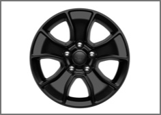 17-Inch Black Off-Road Wheel