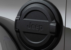 Black Fuel Door