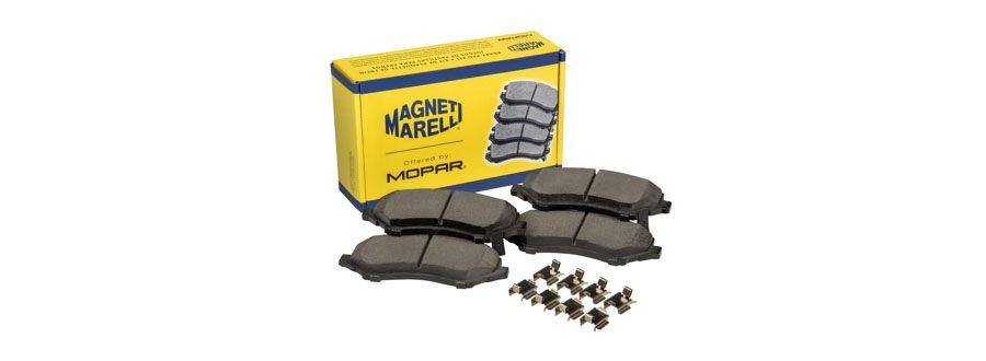 Magneti Marelli by Mopar 1AMVS00846 Parking Brake Shoe Set 