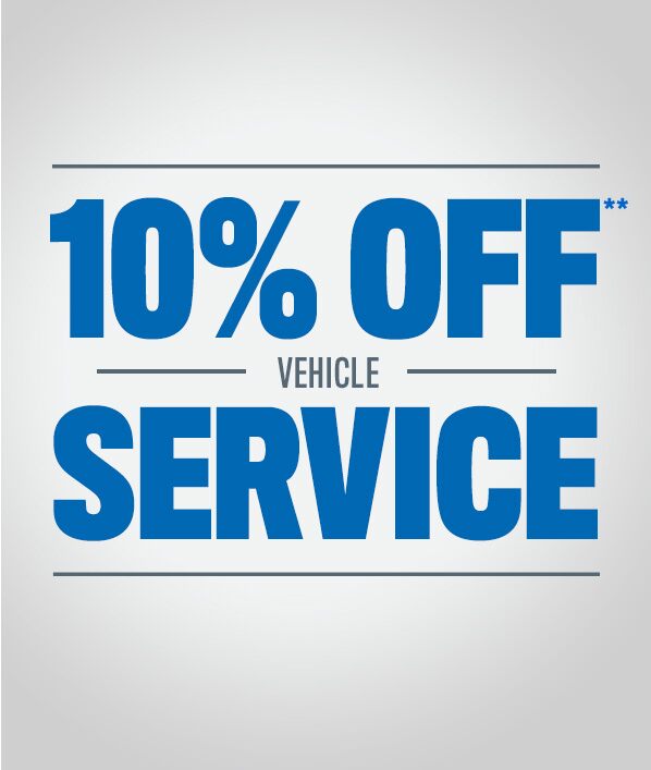 10% off vehicle service