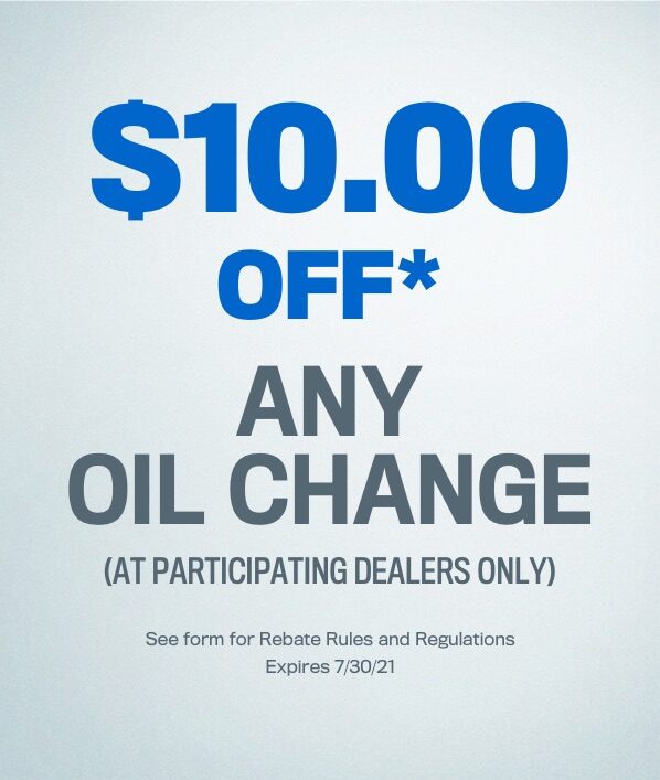 $10 off of any oil change
