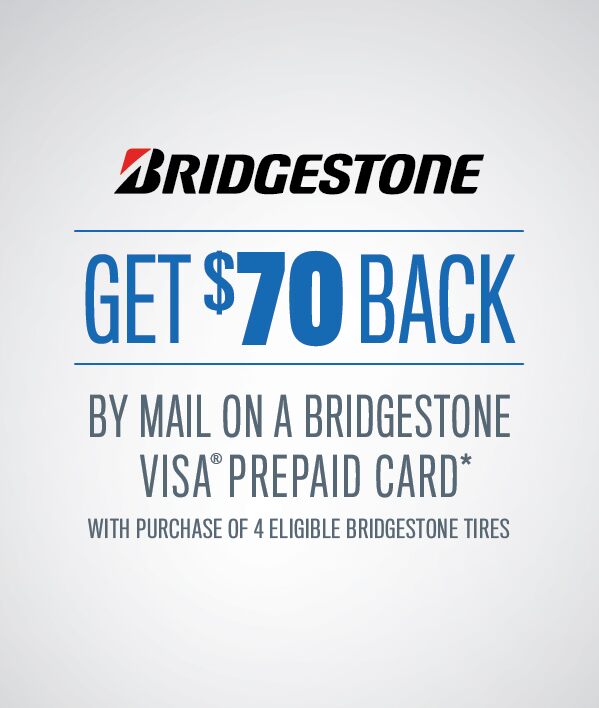 Mopar logo, Bridgestone logo, Firestone logo.