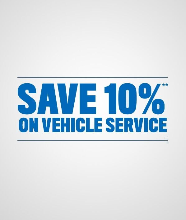 Save 10% on vehicle service