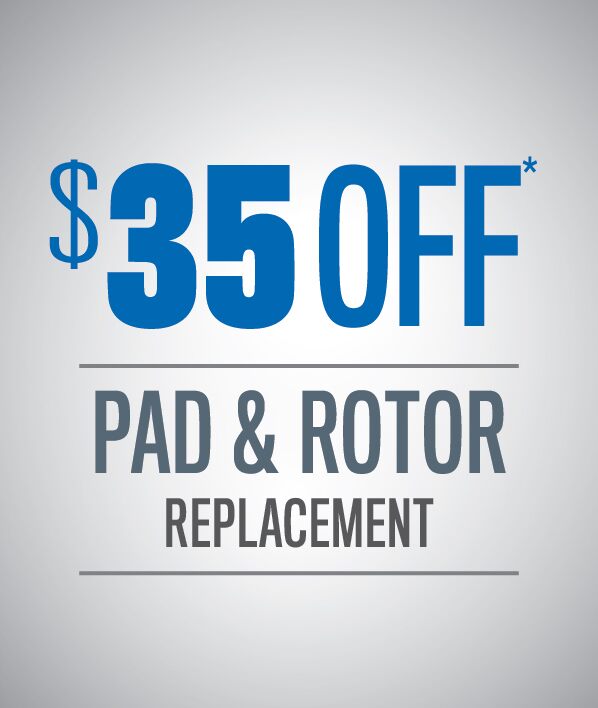 $35 off pad and rotor replacement coupon