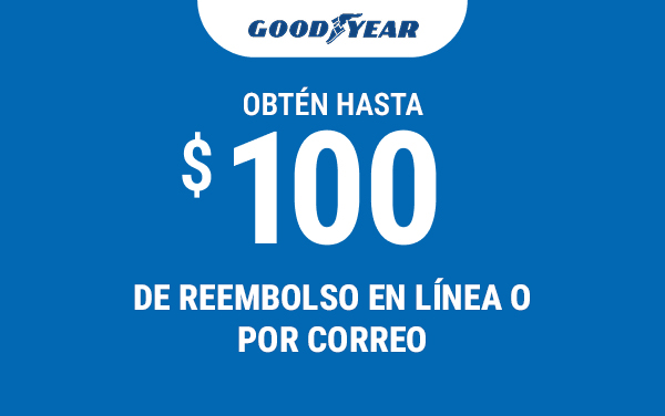 Obtén un reembolso de hasta $100 en línea o por correo