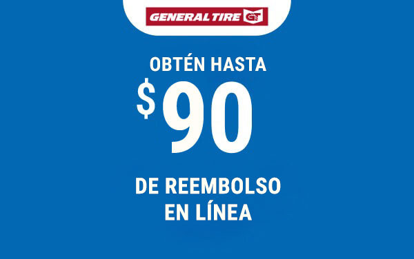Obtén un reembolso en línea de hasta $90