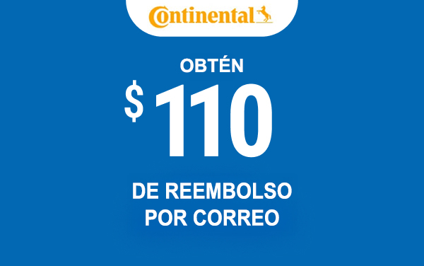 Recibe un reembolso de $110 por correo